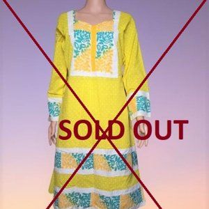 Screen Print Aarong cotton readymade Dress Set